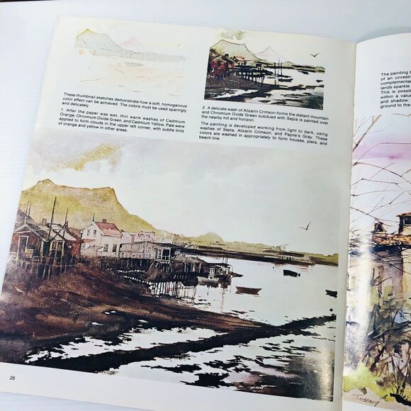 A Grumbacher Art Library Book "The Art of Landscape Painting" 1975, B-378 - Picture 8 of 10